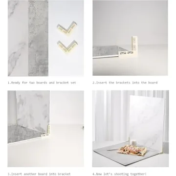 Premium 5PCS Photography Backdrop Kit with Carry Bag