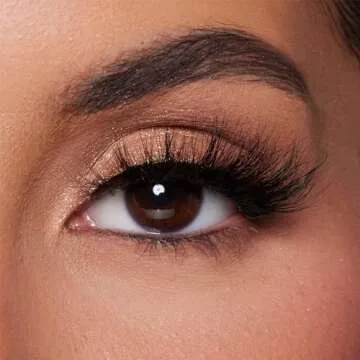 Lilly Lashes Miami Flare 3D Mink Lashes, Mink Eyelashes, The Original Lilly Lash For Wispy & Natural Look, Reusable Eyelashes up to 25x, Fluffy Lashes, Strip Lashes, Lash Glue not Included