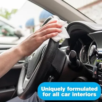 Fortress Car Interior Wipes - 75 Pack for Clean Interiors