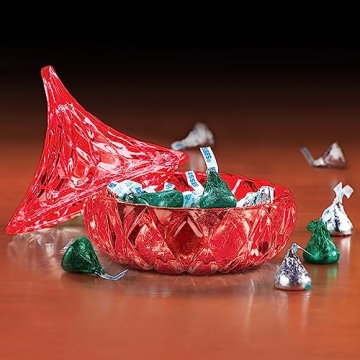Godinger Candy Dish - Elegant Red Chocolate Bowl