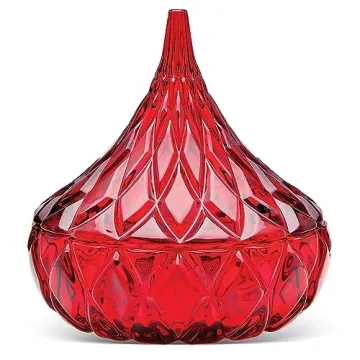 Godinger Candy Dish - Elegant Red Chocolate Bowl