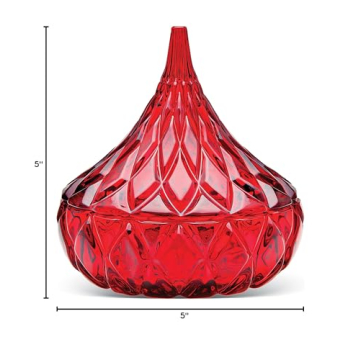 Godinger Candy Dish - Elegant Red Chocolate Bowl
