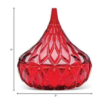 Godinger Candy Dish - Elegant Red Chocolate Bowl