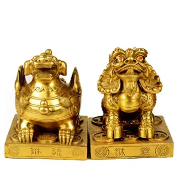 Xiulin Feng Shui Bronze Pixiu Set for Fortune