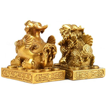 Xiulin Feng Shui Bronze Pixiu Set for Fortune