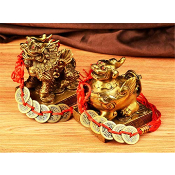 Xiulin Feng Shui Bronze Pixiu Set for Fortune