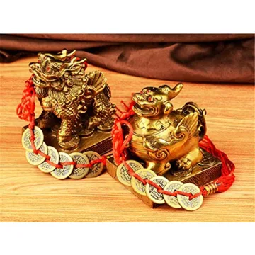 Xiulin Feng Shui Bronze Pixiu Set for Fortune
