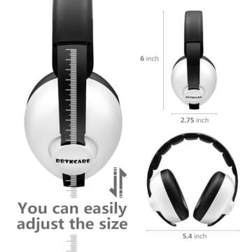 BBTKCARE Baby Headphones - Infant Ear Protection for Babies | Baby Earmuffs Noise Cancelling Headpho...