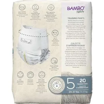 Bambo Nature Premium Training Pants - Size 5, 20 Count