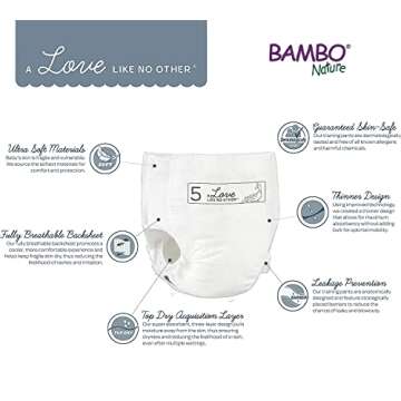 Bambo Nature Premium Training Pants (SIZES 4 TO 6 AVAILABLE), Size 5, 20 Count
