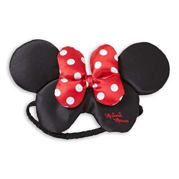 Disney Minnie Mouse Eye Mask with Case for Women Red
