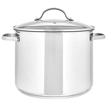 Amazon Basics 8-Quart Stainless Steel Stock Pot with Lid
