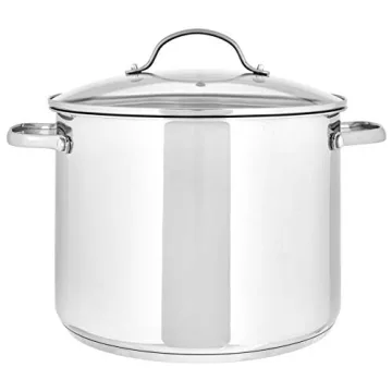 Amazon Basics 8-Quart Stainless Steel Stock Pot with Lid