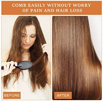 Loop Wig Brush Akamino Hair Extension Brush - Detangler Brush for Remy Human and Synthetic Hair, Pink and Black - 2 Pieces