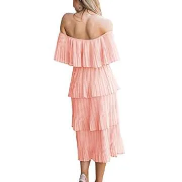 Stunning ETCYY Off The Shoulder Maxi Dress for Summer