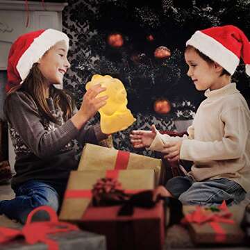 JADENS Cute Kids Night Light Lion LED Silicone Lamp