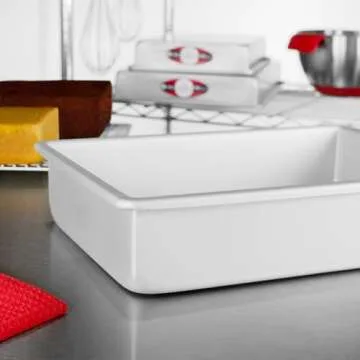 Fat Daddio's POB-9133 Anodized Aluminum Sheet Cake Pan, 9 x 13 x 3 Inch