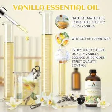 EVOKE OCCU Vanilla Essential Oil for Relaxation in The Home Office Living Room, Add to Diffuser Candle Soap - 4 Fl Oz