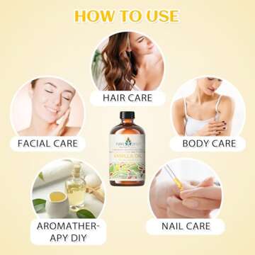 EVOKE OCCU Vanilla Essential Oil for Relaxation in The Home Office Living Room, Add to Diffuser Candle Soap - 4 Fl Oz