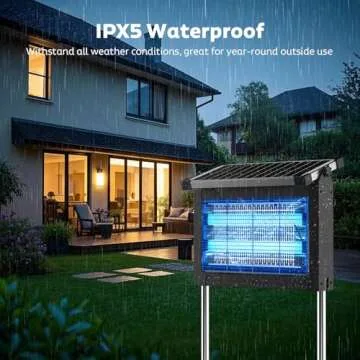 OnBeam Solar Bug Zapper Outdoor Efficient Pest Control