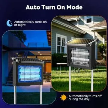 OnBeam Solar Bug Zapper Outdoor Efficient Pest Control
