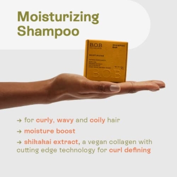Eco-Friendly Shampoo Bars and Conditioner Set for Curls