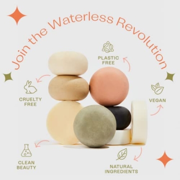 Eco-Friendly Shampoo Bars and Conditioner Set for Curls