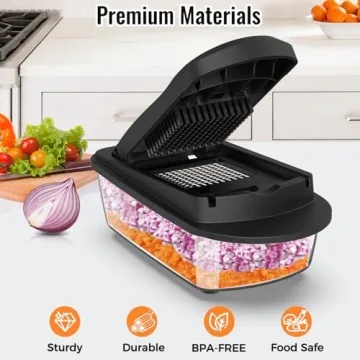8 Blade All-in-1 Vegetable Chopper for Effortless Meal Prep
