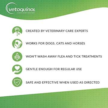 Vetoquinol Universal Medicated Shampoo for Dogs, Cats and Horses, 16oz