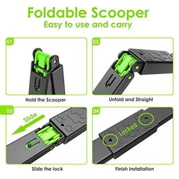 TIMINGILA 33" Pooper Scooper for Easy Waste Management