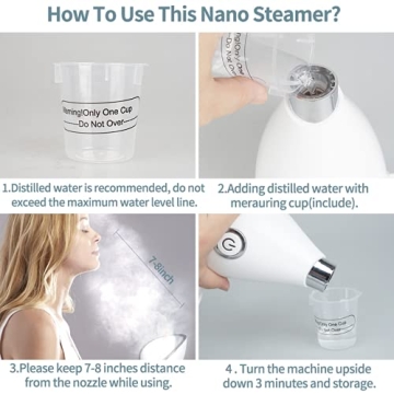DIOZO Nano Ionic Facial Steamer 10X Penetration Skin Care