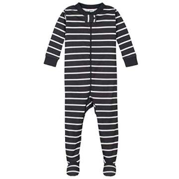 Gerber Baby Boys' 4-Pack Footed Pajamas, Dinosaurs Space Grey, 18 Months