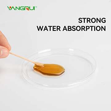 YANGRUI Cotton Swabs Pack - Naturally Pure, 510 Count