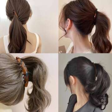 ROYHOO 20PCS Banana Hair Clips Stylish & Durable Hair Holders