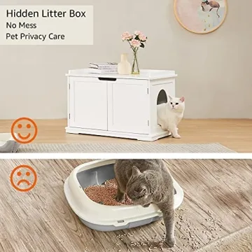 Stylish Unipaws Cat Litter Box Enclosure for Your Home