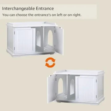 Stylish Unipaws Cat Litter Box Enclosure for Your Home