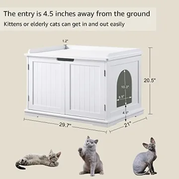 Stylish Unipaws Cat Litter Box Enclosure for Your Home