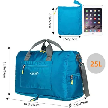 G4Free Foldable Small Duffle Bag for Travel and Gym
