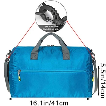 G4Free Foldable Small Duffle Bag for Travel and Gym