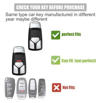 Gematay Audi Key Fob Cover – Full Protection for Your Smart Key