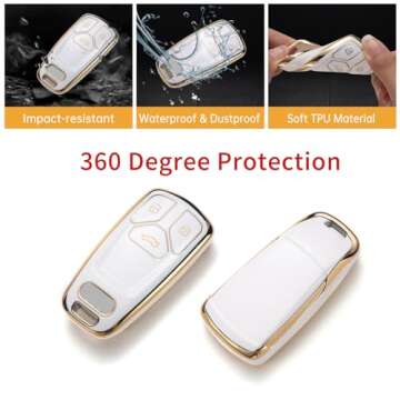 Stylish Gematay Audi Key Fob Cover for Ultimate Protection