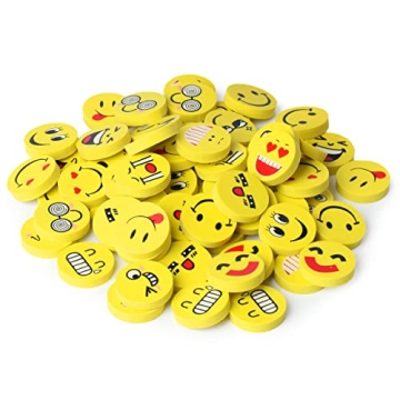 Mr. Pen Smiley Eraser Pack - Fun & Cute School Supplies