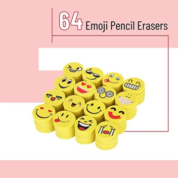 Mr. Pen Smiley Eraser Pack - Fun & Cute School Supplies