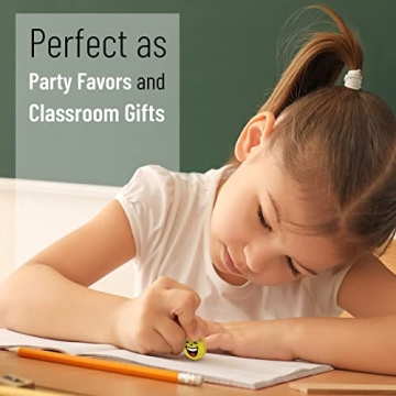 Mr. Pen Smiley Eraser Pack - Fun & Cute School Supplies