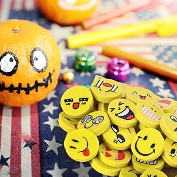 Mr. Pen Smiley Eraser Pack - Fun & Cute School Supplies