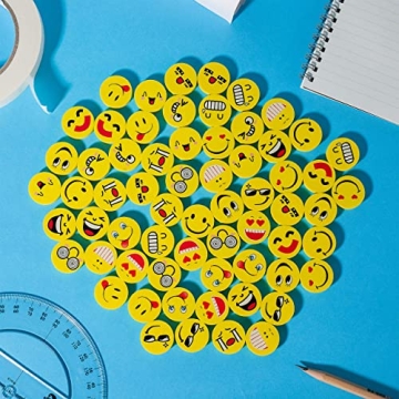 Mr. Pen Smiley Eraser Pack - Fun & Cute School Supplies