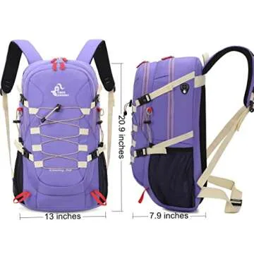 Bseash 40L Waterproof Hiking Backpack with Rain Cover, Outdoor Sport Travel Bag Daypack for Camping ...