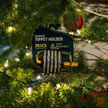 RIO Products Fly Fishing Tippet Head Gate, 2X, 3X, 4X, 5X, 6X Powerflex Tippet, 30 Yard Spools, Clear