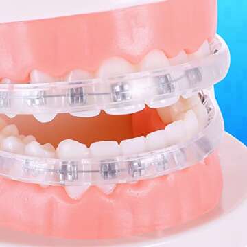 Obrush Comfort Covers for Braces - Orthodontic Mouth Guard, Lip Protector, Wax Alternative, Lip Shield for Brackets