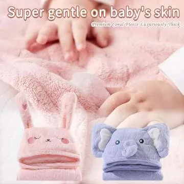 FOINEMYED Toddler Hooded Towels – Soft and Absorbent Set